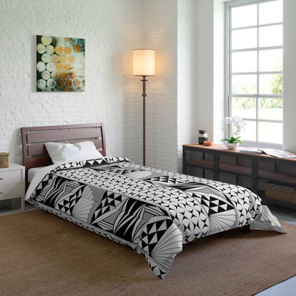 Southwest Sunrise in Gray Comforter