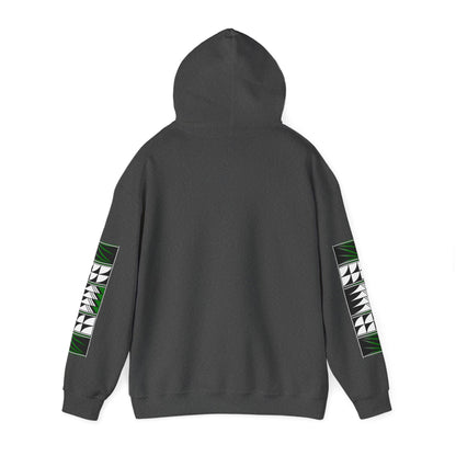 Blessed Feathers in Green Unisex Hoodie