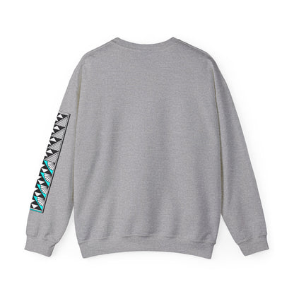 Sun and Rain in Turquoise Unisex Sweatshirt