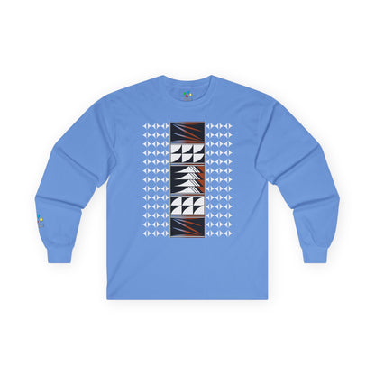 Feather Blessings in Rust Unisex Long Sleeve Tee