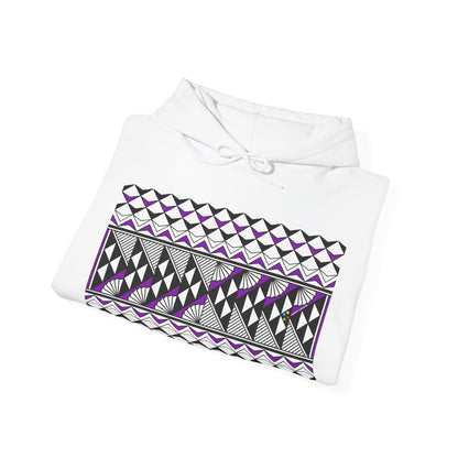 Sun and Rain in Purple Unisex Hoodie