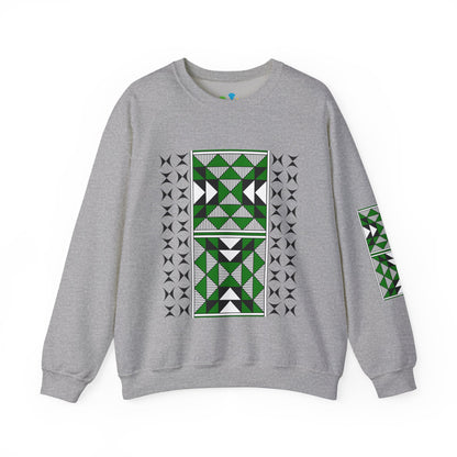 Sacred Mountains in Green Unisex Sweatshirt