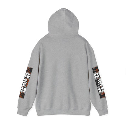 Blessed Feathers in Rust Unisex Hoodie