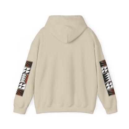 Blessed Feathers in Rust Unisex Hoodie