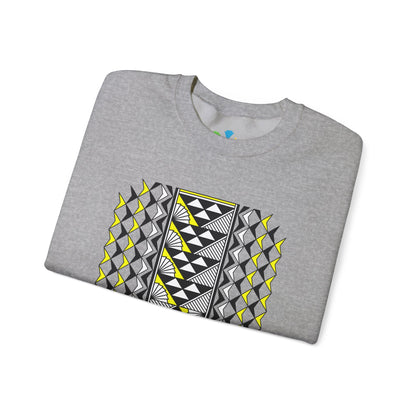 Sun and Rain in Yellow Unisex Sweatshirt