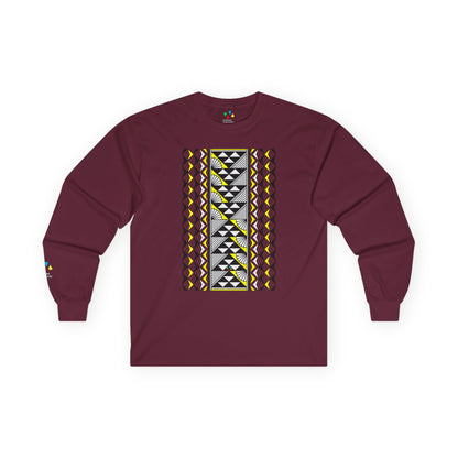 Sun and Rain in Yellow Unisex Long Sleeve Tee