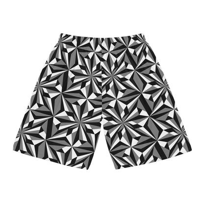 Desert Flowers in Gray Basketball Shorts