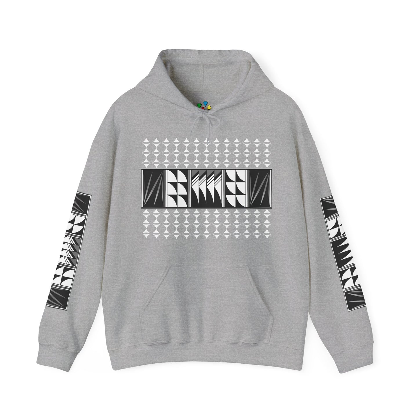 Blessed Feathers in Gray Unisex Hoodie
