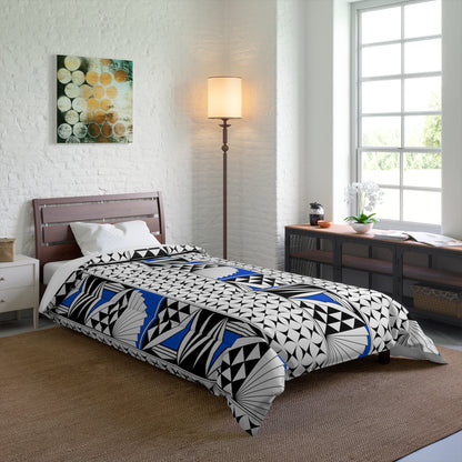 Southwest Sunrise in Blue Comforter