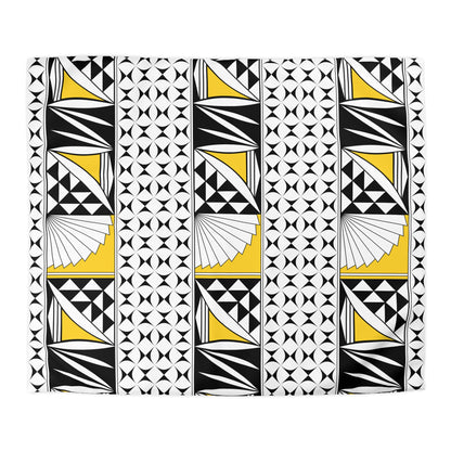 Southwest Sunrise in Yellow Microfiber Duvet Cover