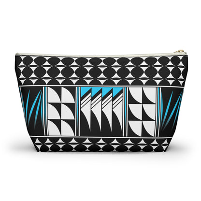 Blessed Feathers in Turquoise Pouch w T-bottom