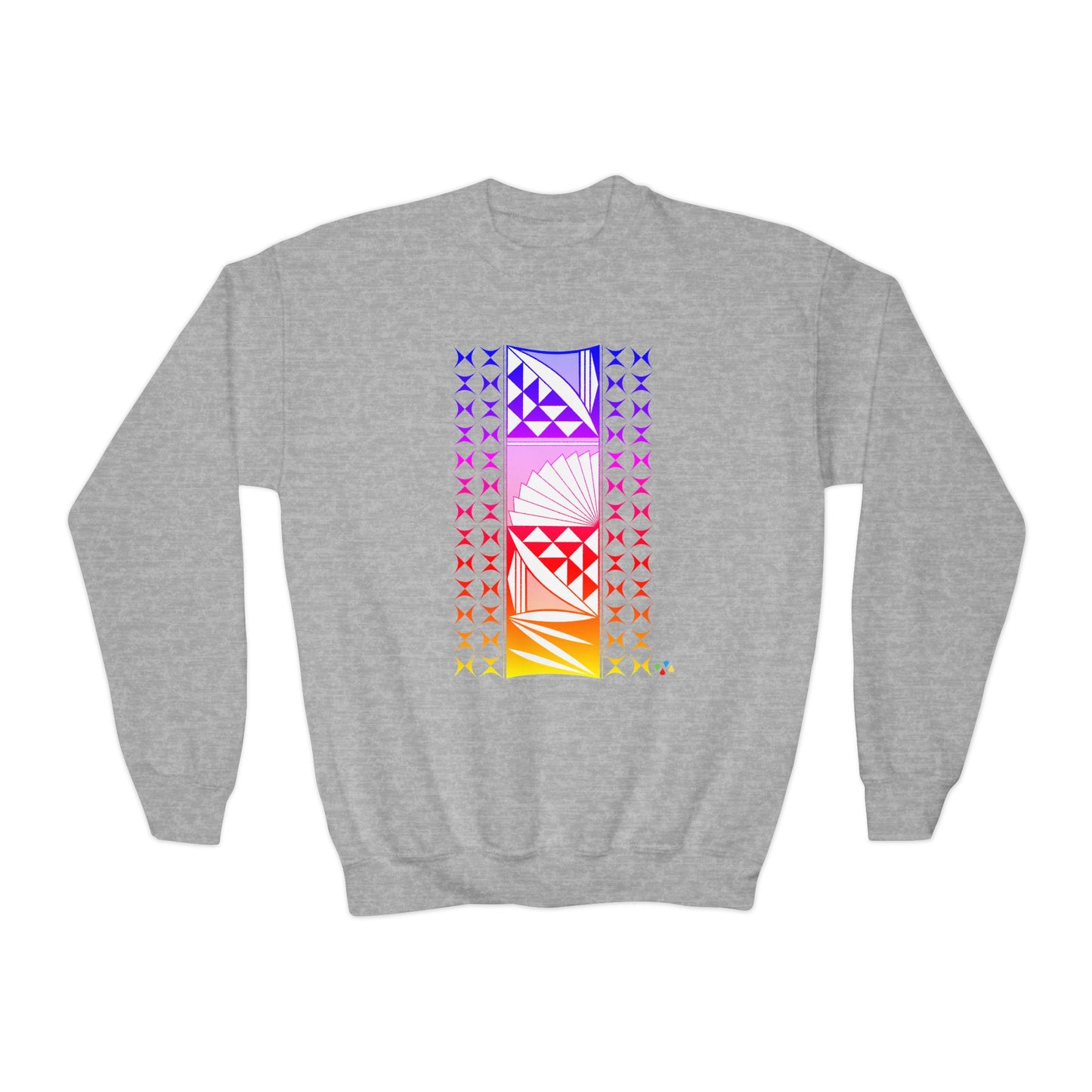 Rainbow Sunrise Youth Crewneck Sweatshirt