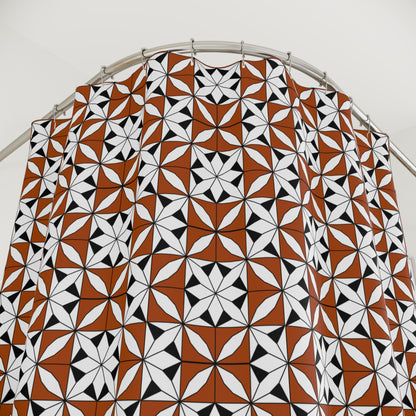 Southwest Native Snowflake Shower Curtains