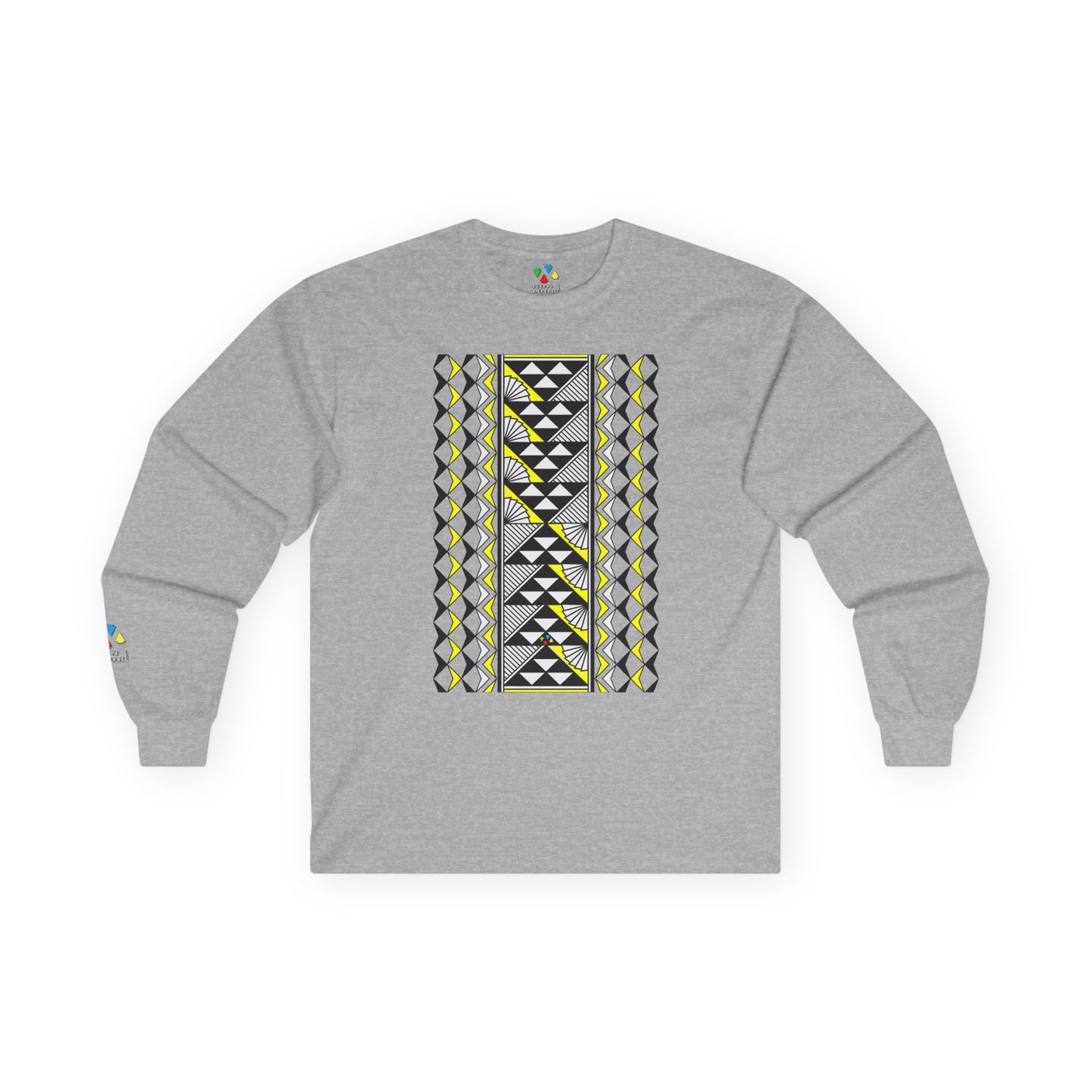 Sun and Rain in Yellow Unisex Long Sleeve Tee