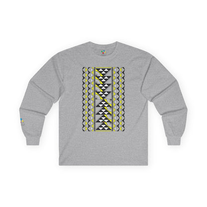 Sun and Rain in Yellow Unisex Long Sleeve Tee