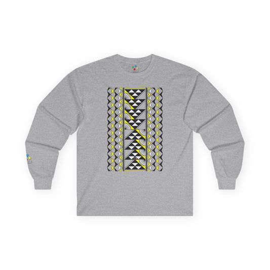 Sun and Rain in Yellow Unisex Long Sleeve Tee