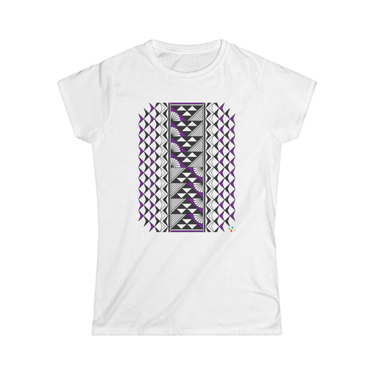 Purple Southwest Sun and Rain Women's Softstyle Tee