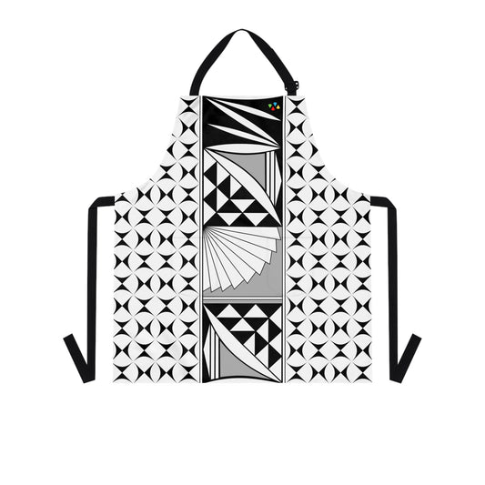 Gray Southwest Sunrise Two Pocket Apron