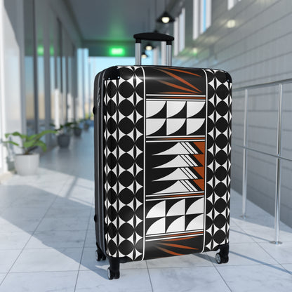 Blessed Feathers in Rust Suitcases