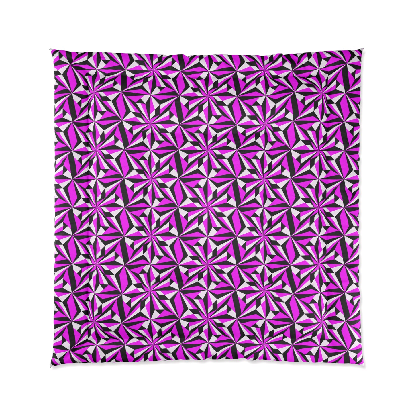 Southwest Desert Flower in Pink Comforter