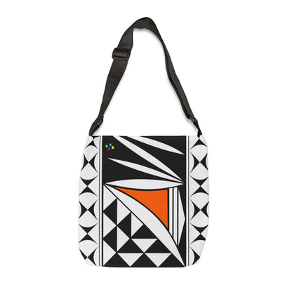 Orange Southwest Sunrise Adjustable Tote Bag
