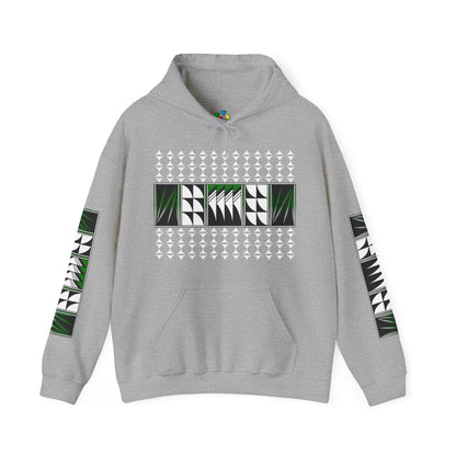 Blessed Feathers in Green Unisex Hoodie