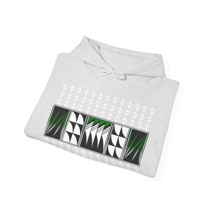 Blessed Feathers in Green Unisex Hoodie