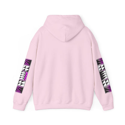 Blessed Feathers in Pink Unisex Hoodie