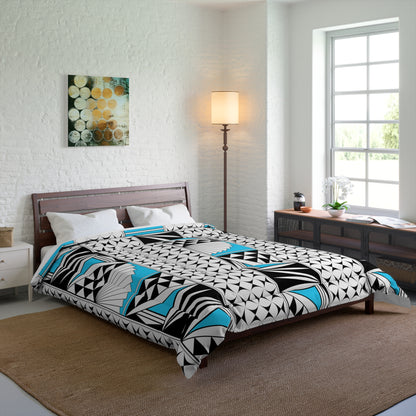 Southwest Sunrise in Turquoise Comforter