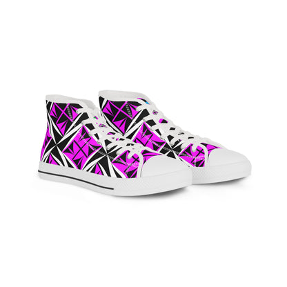 Sacred Winds in Pink High Top Sneakers