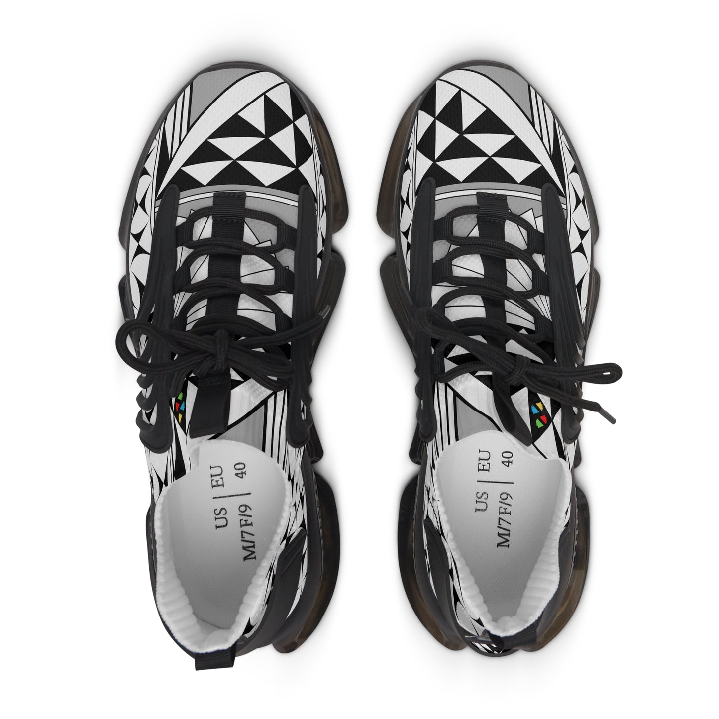 Southwest Sunrise in Gray Women's Mesh Sneakers
