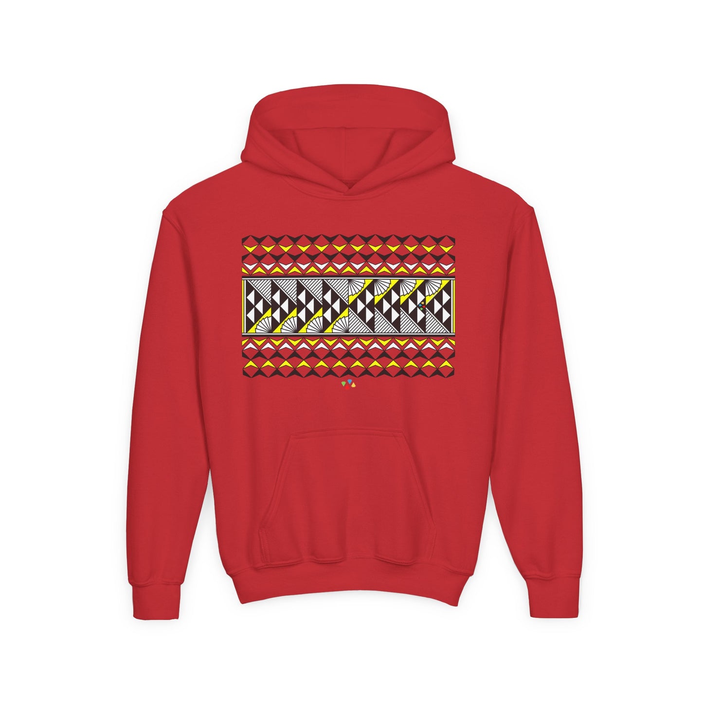 Yellow Rain and Sun Youth Heavy Blend Hooded Sweatshirt