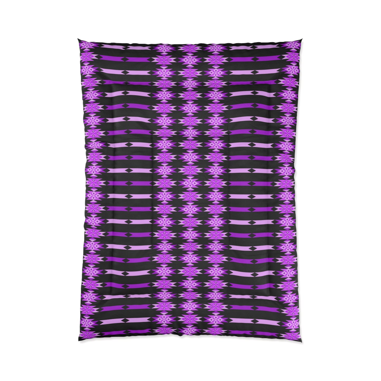 Southwest Desert Diamonds in Purple Comforter