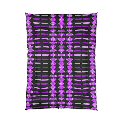 Southwest Desert Diamonds in Purple Comforter