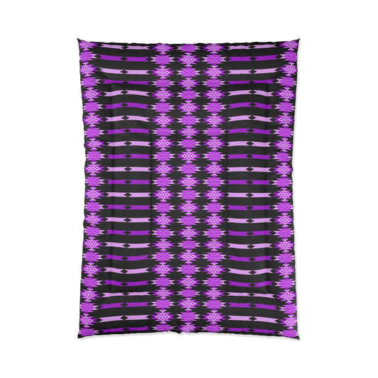 Southwest Desert Diamonds in Purple Comforter