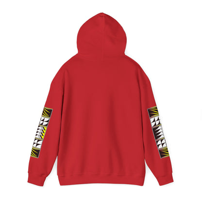 Blessed Feathers in Yellow Unisex Hoodie