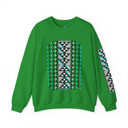 Sun and Rain in Turquoise Unisex Sweatshirt