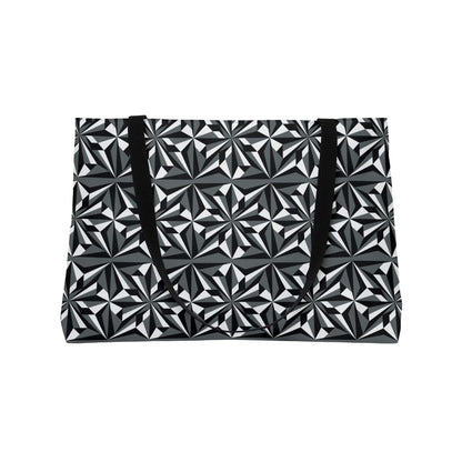 Gray Morning Star Weekender Tote Bag