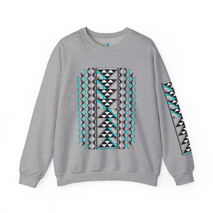 Sun and Rain in Turquoise Unisex Sweatshirt