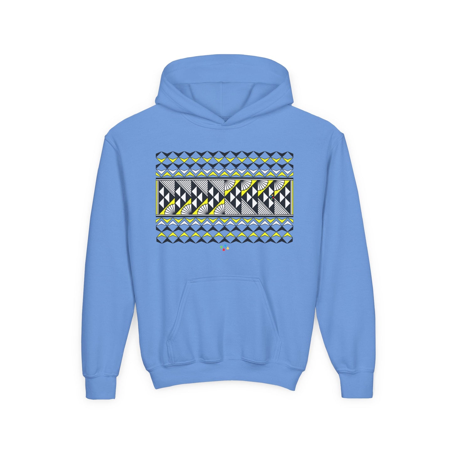 Yellow Rain and Sun Youth Heavy Blend Hooded Sweatshirt