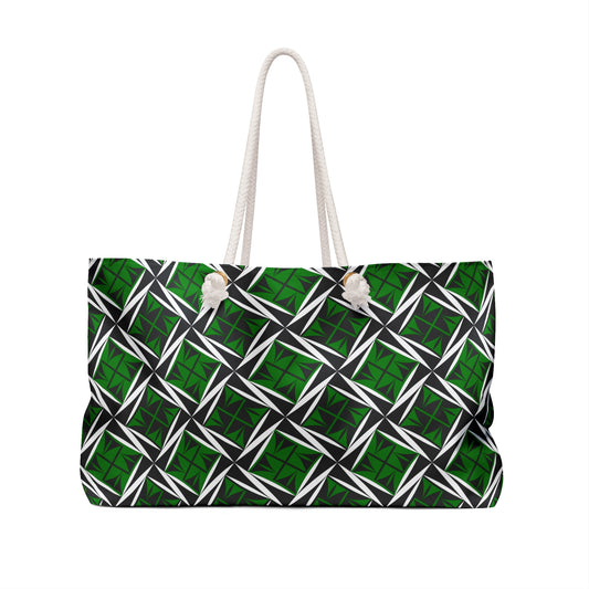 Green Sacred Winds Weekender Bag