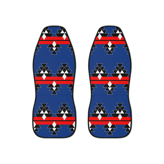 Blue Native Woven Stories Car Seat Covers