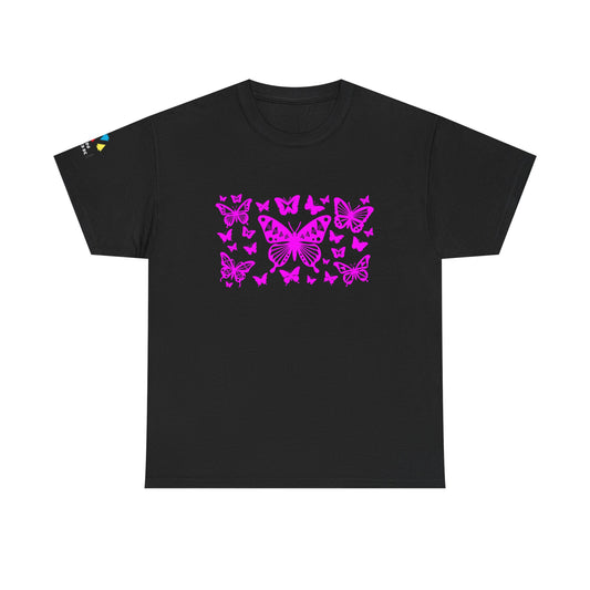 Butterfly Dance in Pink Gildan Unisex Tee