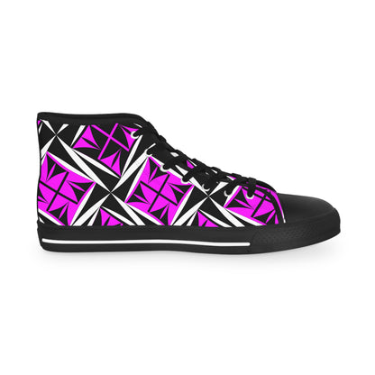Sacred Winds in Pink High Top Sneakers