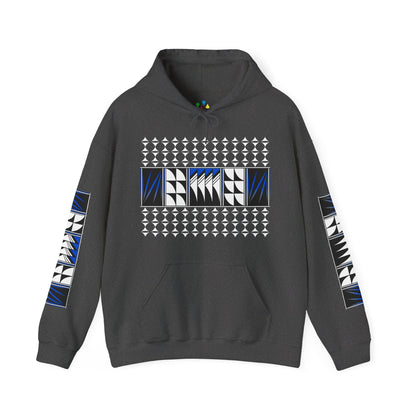 Blessed Feathers in Blue Unisex Hoodie