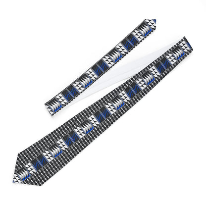 Blue Blessed Feathers Necktie