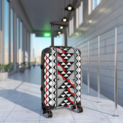 Southwest Rain and Sun in Red Suitcases
