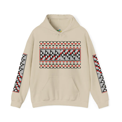 Sun and Rain in Red Unisex Hoodie