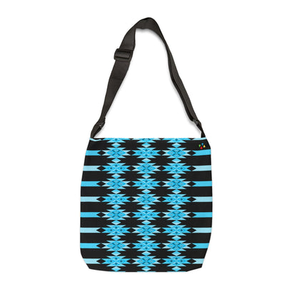Blue Desert Diamonds Adjustable Tote Bag