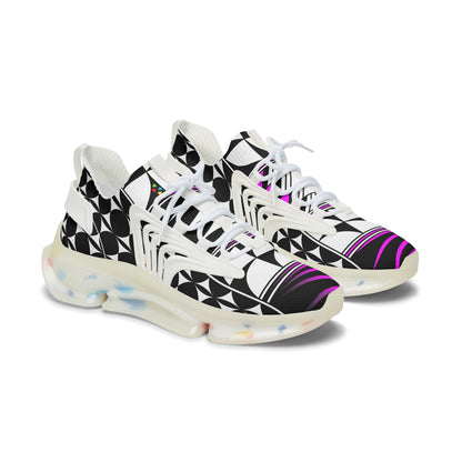 Feather Blessing in Pink Women's Mesh Sneakers